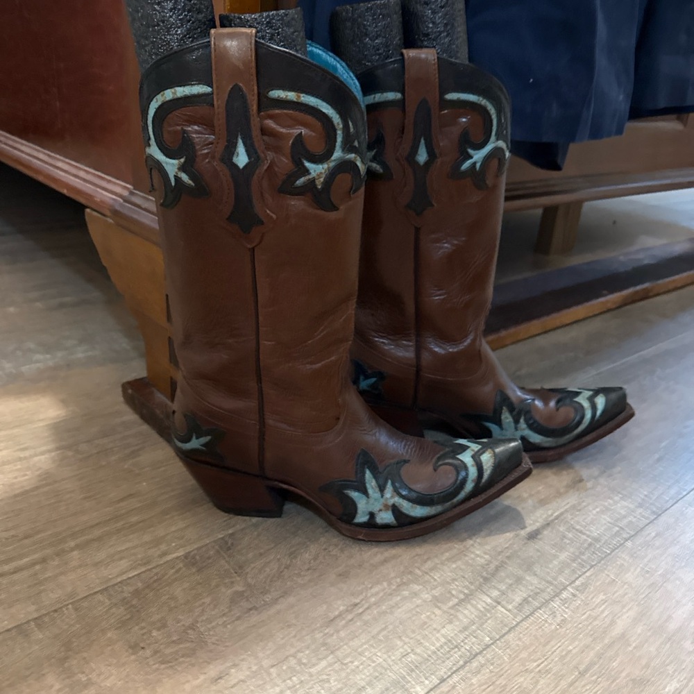 Tony Lama Leather Boots - Picture 4 of 4
